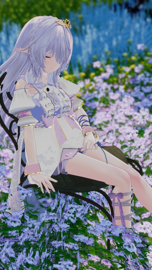 60アバター対応 氷奏響華(VRChat向け衣装)#mumu_shop