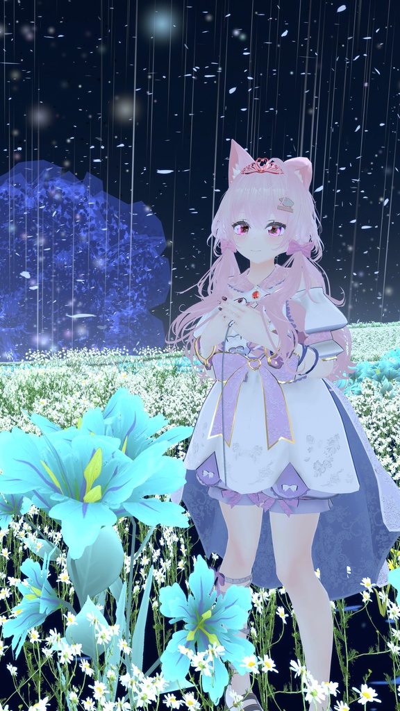 60アバター対応 氷奏響華(VRChat向け衣装)#mumu_shop