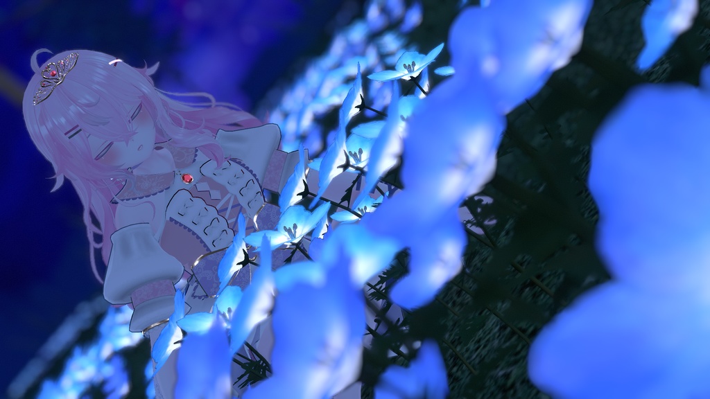 60アバター対応 氷奏響華(VRChat向け衣装)#mumu_shop