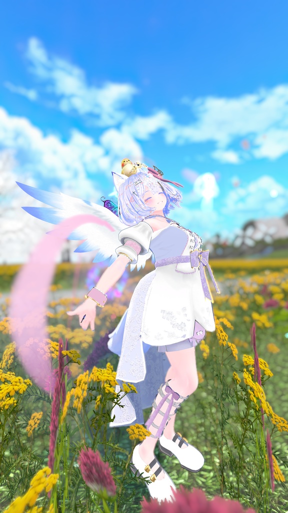 60アバター対応 氷奏響華(VRChat向け衣装)#mumu_shop