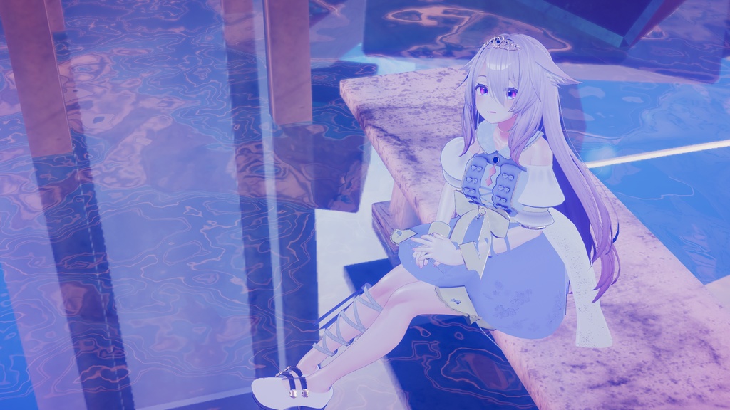 60アバター対応 氷奏響華(VRChat向け衣装)#mumu_shop