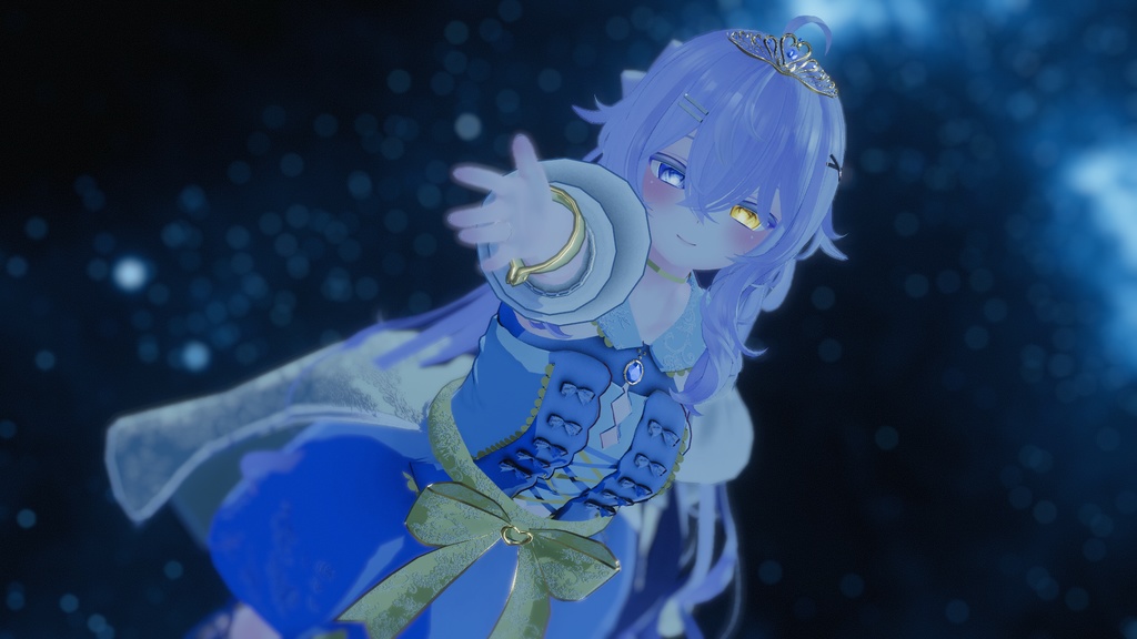 60アバター対応 氷奏響華(VRChat向け衣装)#mumu_shop