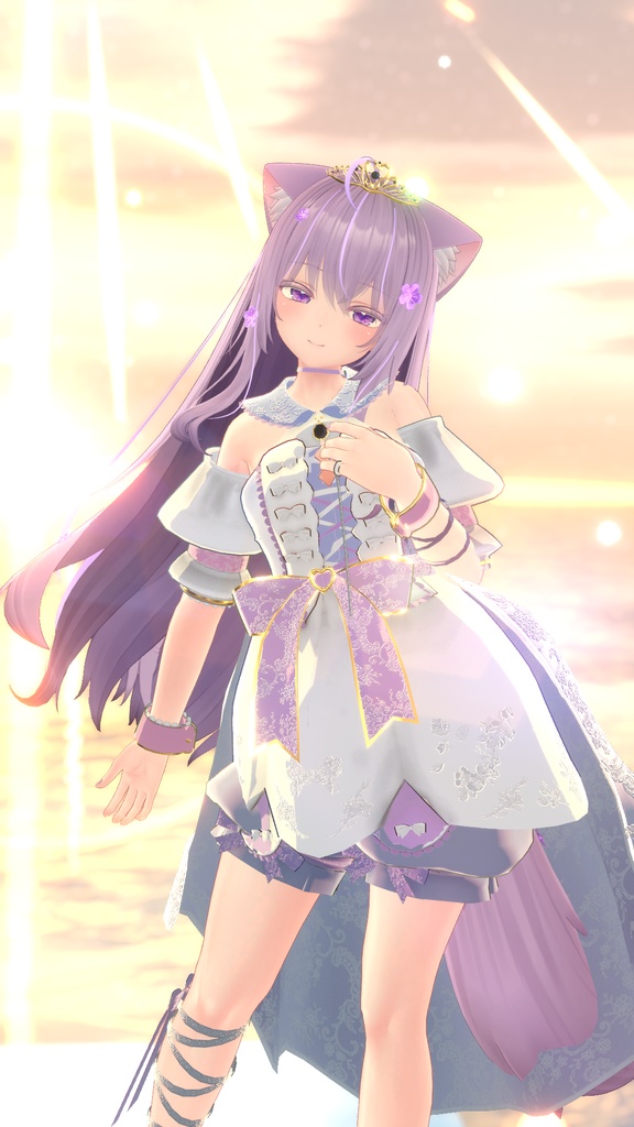60アバター対応 氷奏響華(VRChat向け衣装)#mumu_shop