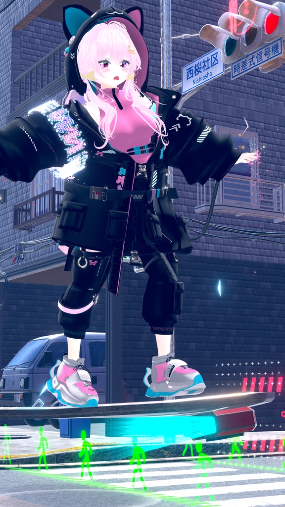 61アバター対応 NNN(VRChat向け衣装)#mumu_shop