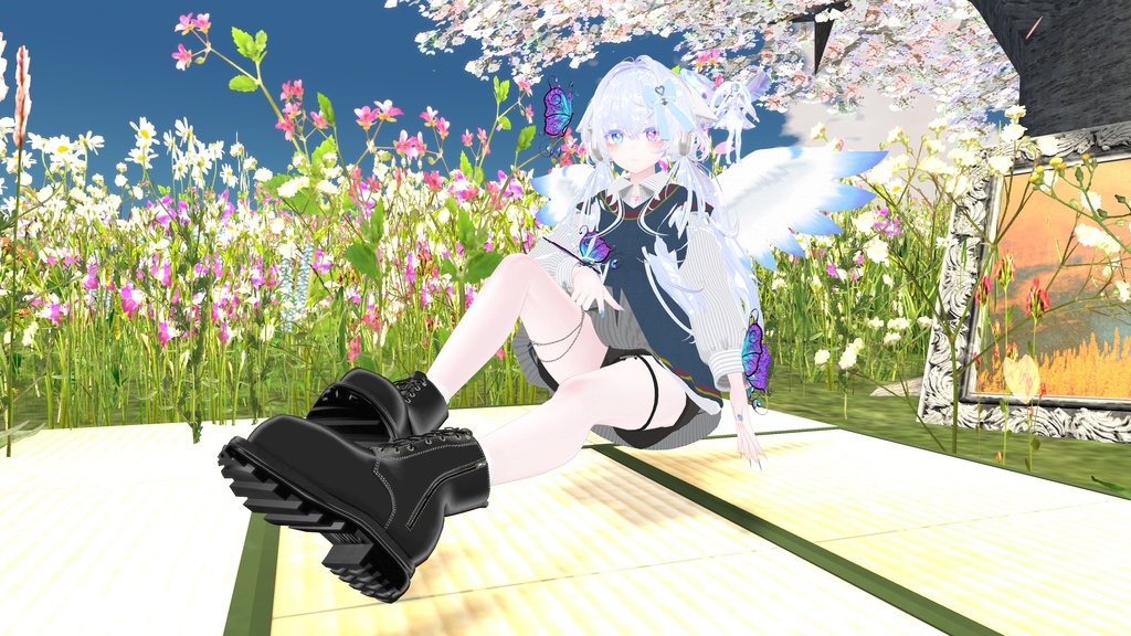 60アバター対応 Brise de Printemps -ブリーズドプランタン- (VRChat向け衣装)#mumu_shop