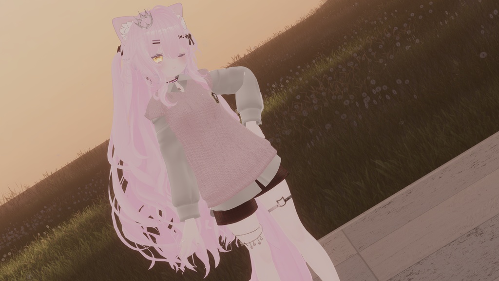 60アバター対応 Brise de Printemps -ブリーズドプランタン- (VRChat向け衣装)#mumu_shop