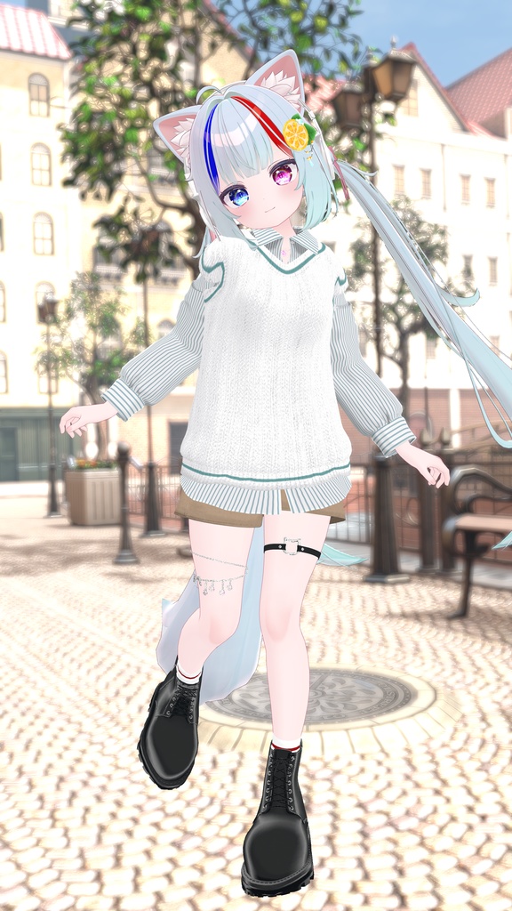 60アバター対応 Brise de Printemps -ブリーズドプランタン- (VRChat向け衣装)#mumu_shop
