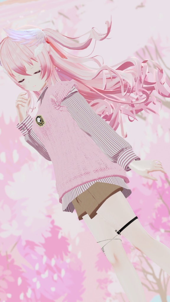 60アバター対応 Brise de Printemps -ブリーズドプランタン- (VRChat向け衣装)#mumu_shop