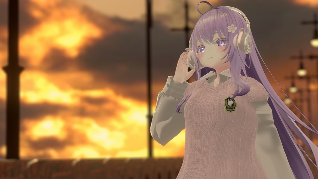 60アバター対応 Brise de Printemps -ブリーズドプランタン- (VRChat向け衣装)#mumu_shop