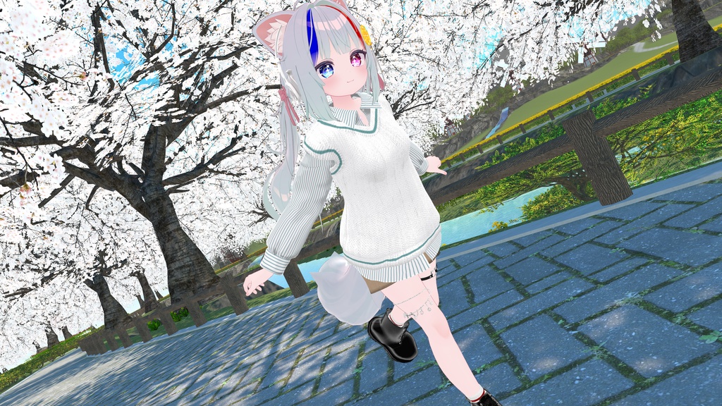 60アバター対応 Brise de Printemps -ブリーズドプランタン- (VRChat向け衣装)#mumu_shop