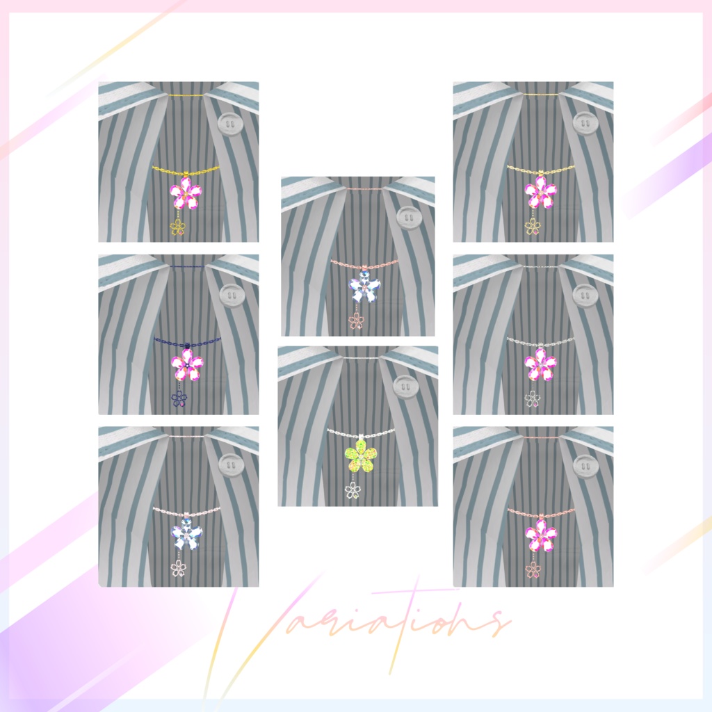 60アバター対応 Brise de Printemps -ブリーズドプランタン- (VRChat向け衣装)#mumu_shop