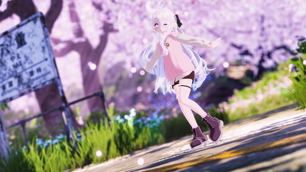 60アバター対応 Brise de Printemps -ブリーズドプランタン- (VRChat向け衣装)#mumu_shop