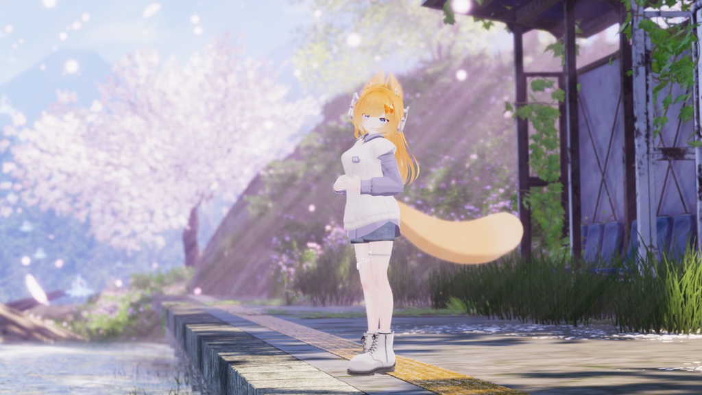 60アバター対応 Brise de Printemps -ブリーズドプランタン- (VRChat向け衣装)#mumu_shop