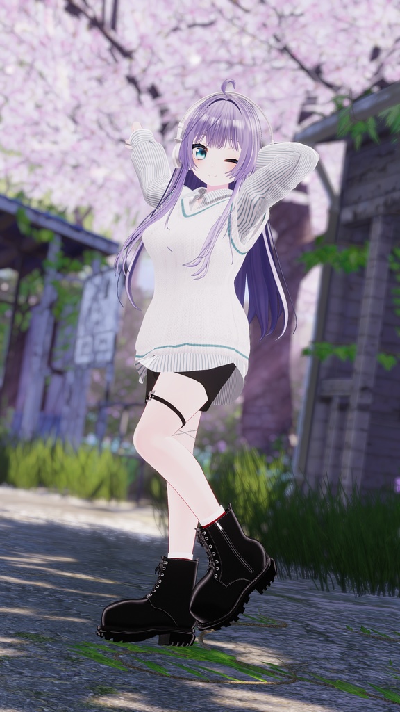 60アバター対応 Brise de Printemps -ブリーズドプランタン- (VRChat向け衣装)#mumu_shop