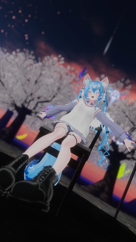 60アバター対応 Brise de Printemps -ブリーズドプランタン- (VRChat向け衣装)#mumu_shop