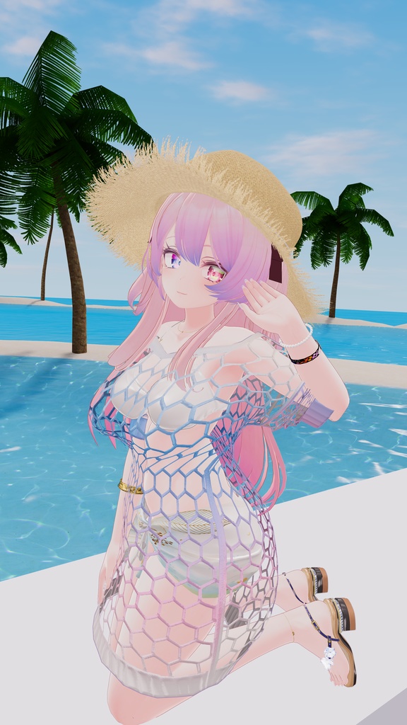 64アバター対応 Ulysfluffy--ユリスフラフィ- (VRChat向け衣装)#mumu_shop
