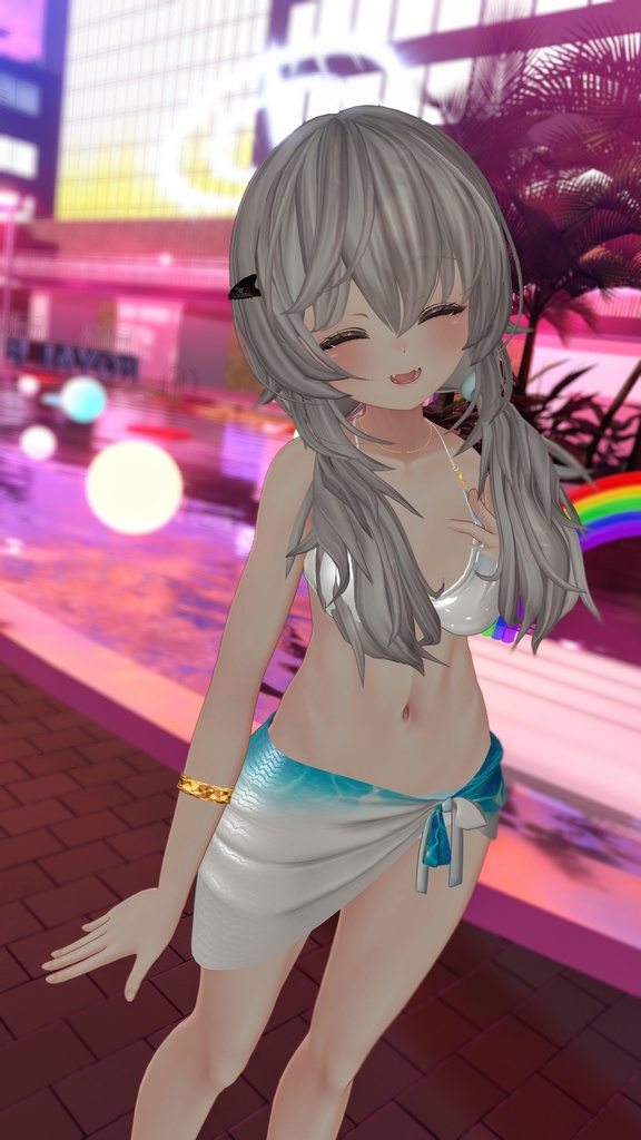 64アバター対応 Ulysfluffy--ユリスフラフィ- (VRChat向け衣装)#mumu_shop