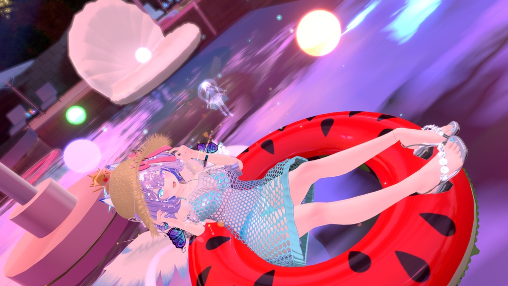 64アバター対応 Ulysfluffy--ユリスフラフィ- (VRChat向け衣装)#mumu_shop