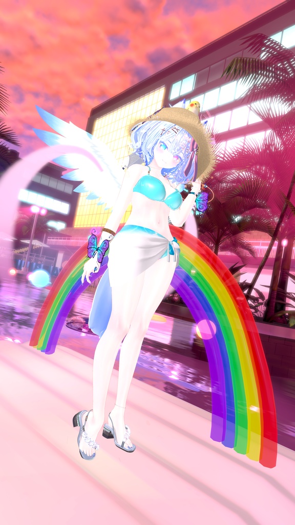 64アバター対応 Ulysfluffy--ユリスフラフィ- (VRChat向け衣装)#mumu_shop