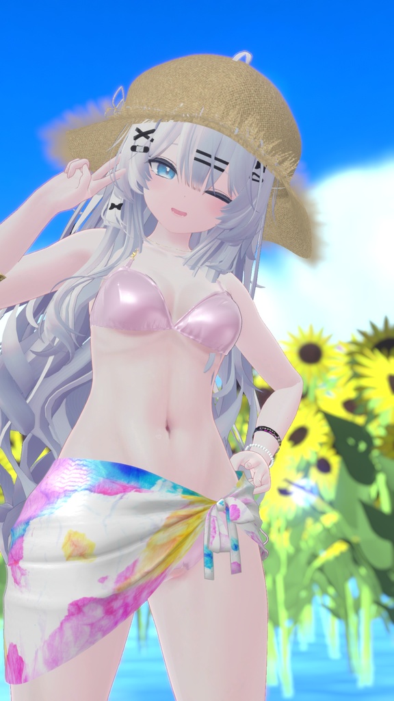 64アバター対応 Ulysfluffy--ユリスフラフィ- (VRChat向け衣装)#mumu_shop