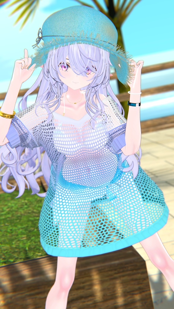 64アバター対応 Ulysfluffy--ユリスフラフィ- (VRChat向け衣装)#mumu_shop
