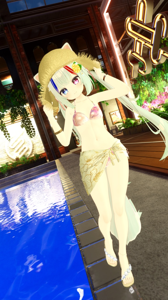 64アバター対応 Ulysfluffy--ユリスフラフィ- (VRChat向け衣装)#mumu_shop