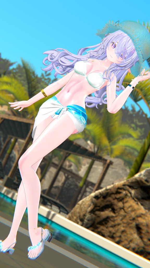 64アバター対応 Ulysfluffy--ユリスフラフィ- (VRChat向け衣装)#mumu_shop