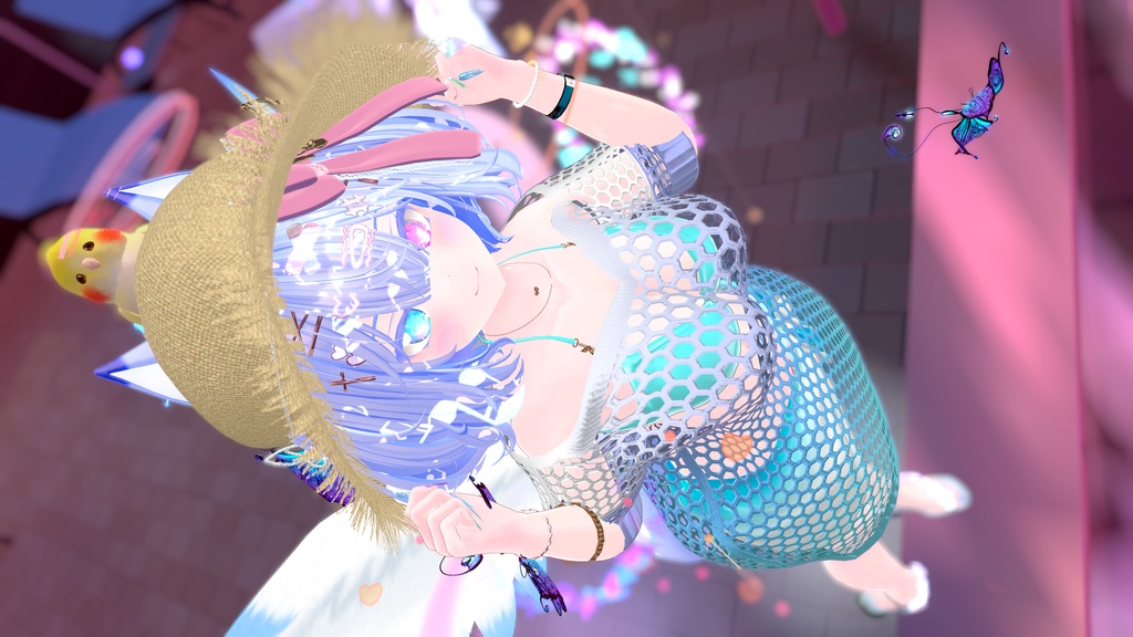 64アバター対応 Ulysfluffy--ユリスフラフィ- (VRChat向け衣装)#mumu_shop
