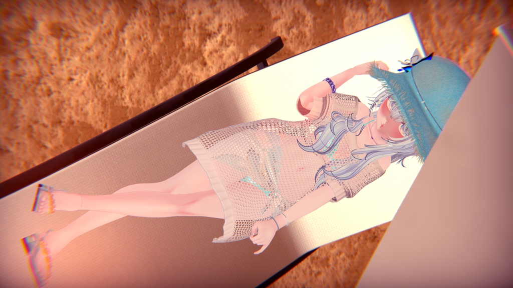 64アバター対応 Ulysfluffy--ユリスフラフィ- (VRChat向け衣装)#mumu_shop