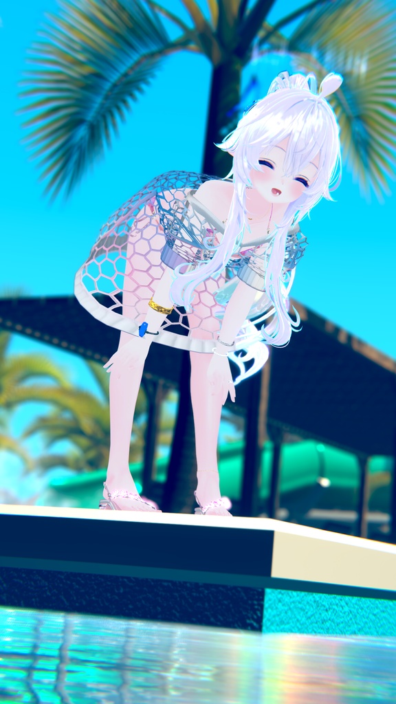 64アバター対応 Ulysfluffy--ユリスフラフィ- (VRChat向け衣装)#mumu_shop