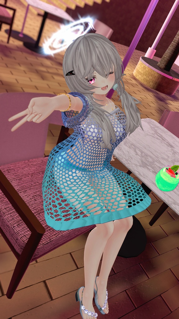 64アバター対応 Ulysfluffy--ユリスフラフィ- (VRChat向け衣装)#mumu_shop