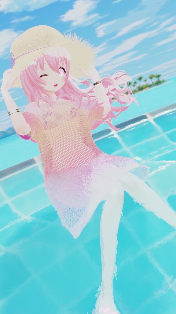 64アバター対応 Ulysfluffy--ユリスフラフィ- (VRChat向け衣装)#mumu_shop