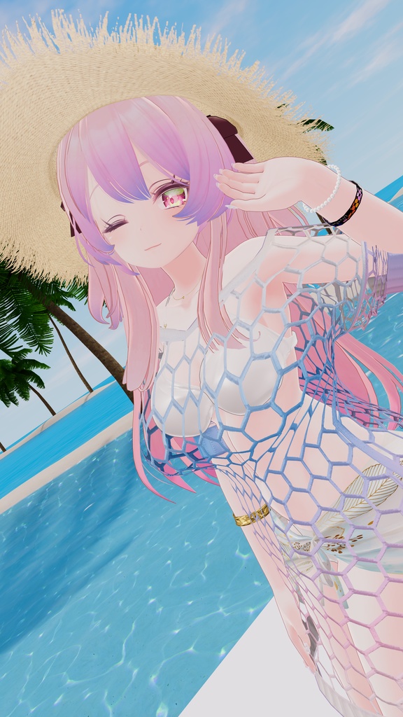 64アバター対応 Ulysfluffy--ユリスフラフィ- (VRChat向け衣装)#mumu_shop