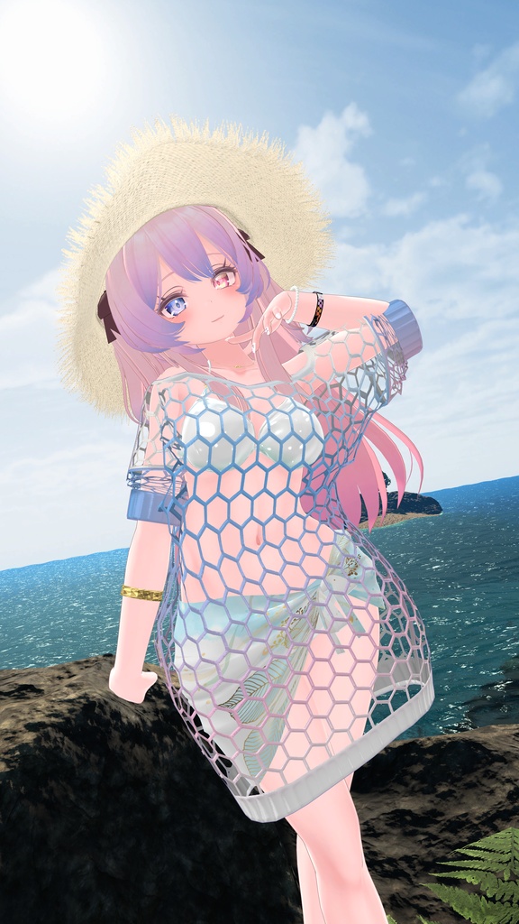64アバター対応 Ulysfluffy--ユリスフラフィ- (VRChat向け衣装)#mumu_shop