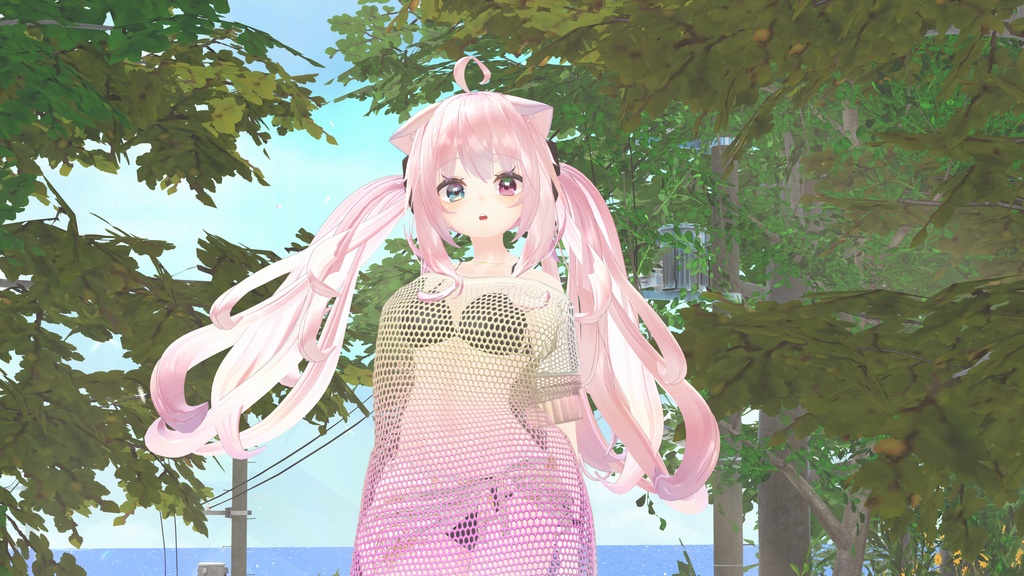 64アバター対応 Ulysfluffy--ユリスフラフィ- (VRChat向け衣装)#mumu_shop