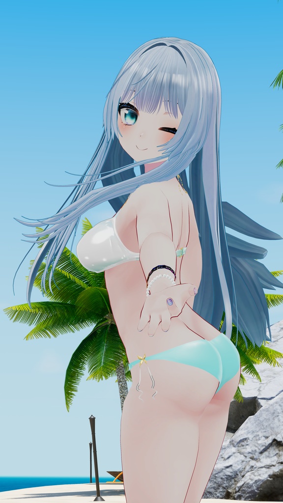 64アバター対応 Ulysfluffy--ユリスフラフィ- (VRChat向け衣装)#mumu_shop