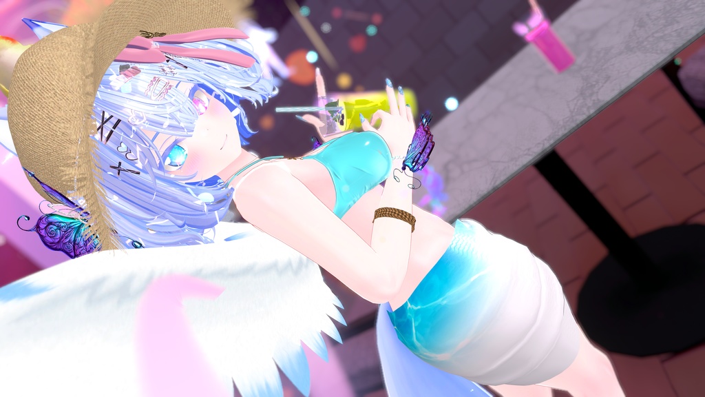 64アバター対応 Ulysfluffy--ユリスフラフィ- (VRChat向け衣装)#mumu_shop