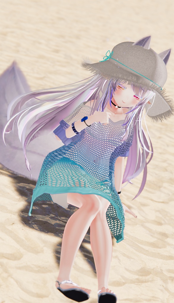 64アバター対応 Ulysfluffy--ユリスフラフィ- (VRChat向け衣装)#mumu_shop