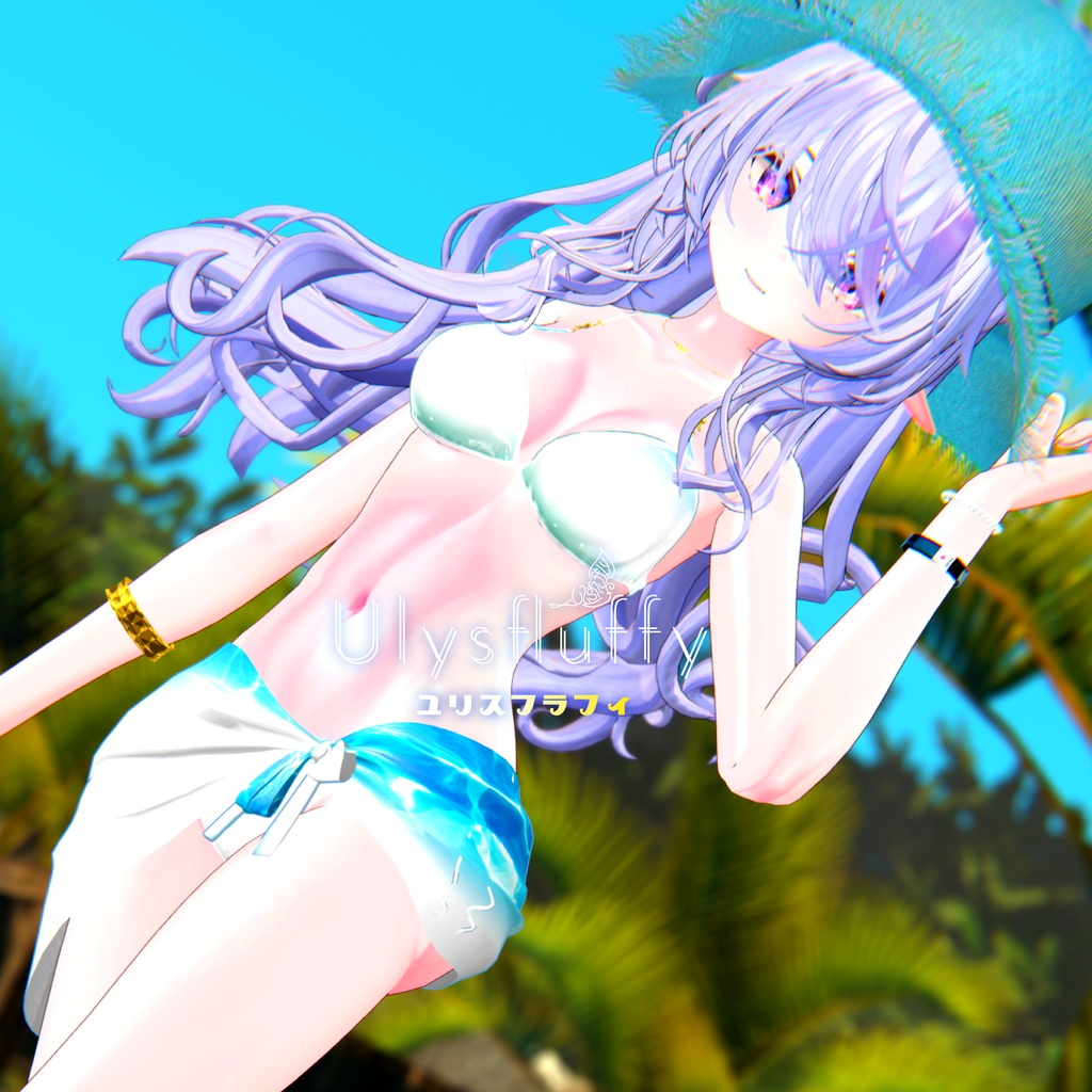 64アバター対応 Ulysfluffy--ユリスフラフィ- (VRChat向け衣装)#mumu_shop