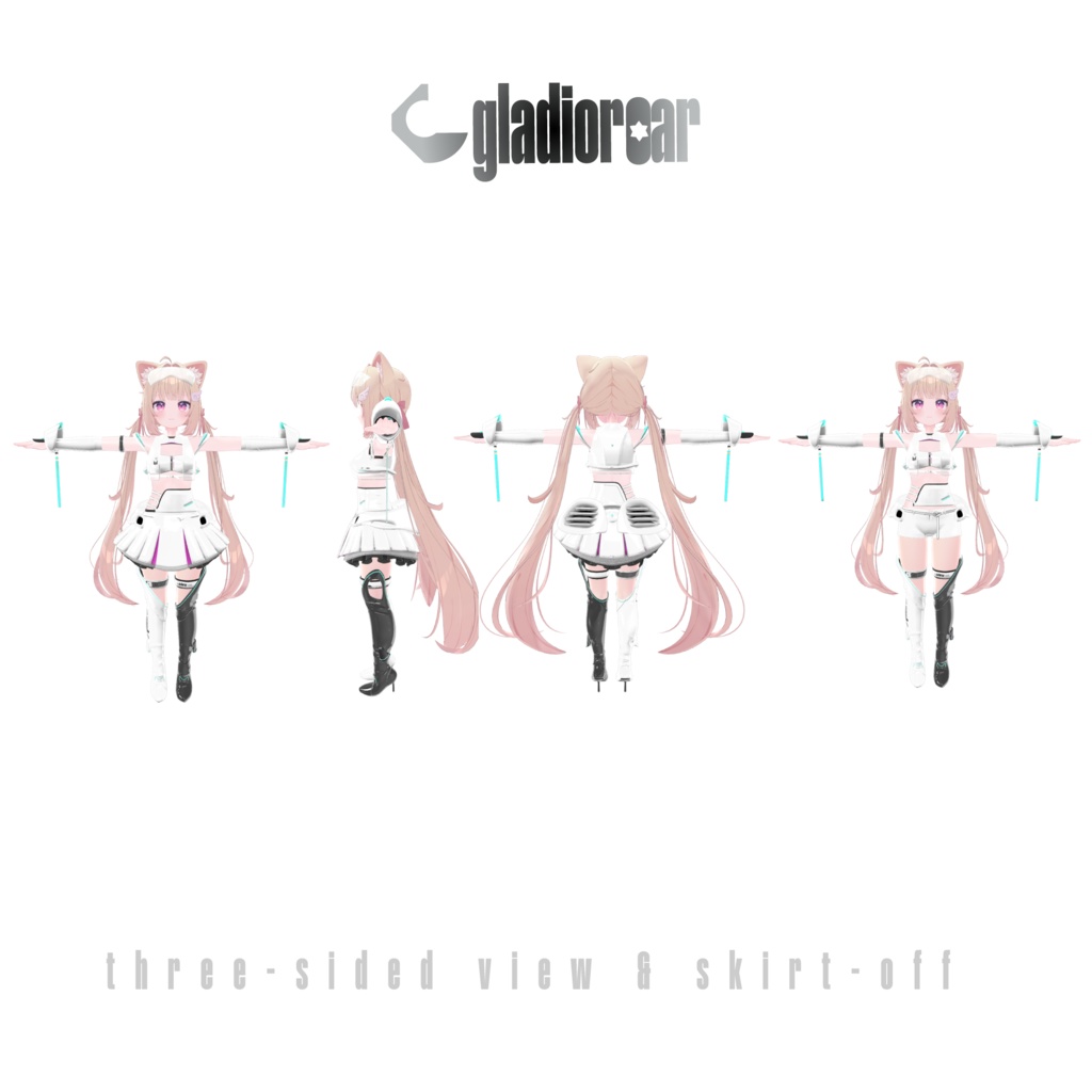 58アバター対応 -Gladioroar-グラジオロア (VRChat向け衣装)#mumu_shop