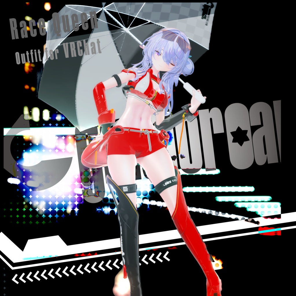 58アバター対応 -Gladioroar-グラジオロア (VRChat向け衣装)#mumu_shop