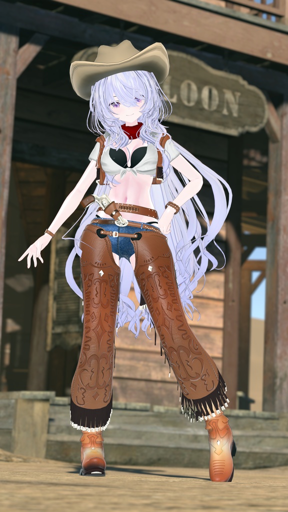 55アバター対応 -Wildwest-ワイルドウエスト(VRChat向け衣装)#mumu_shop