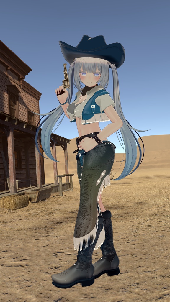 55アバター対応 -Wildwest-ワイルドウエスト(VRChat向け衣装)#mumu_shop
