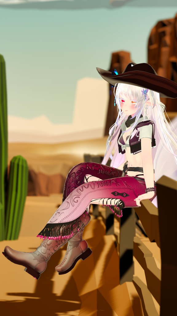 55アバター対応 -Wildwest-ワイルドウエスト(VRChat向け衣装)#mumu_shop