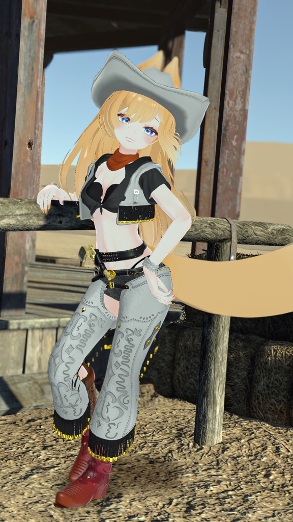 55アバター対応 -Wildwest-ワイルドウエスト(VRChat向け衣装)#mumu_shop