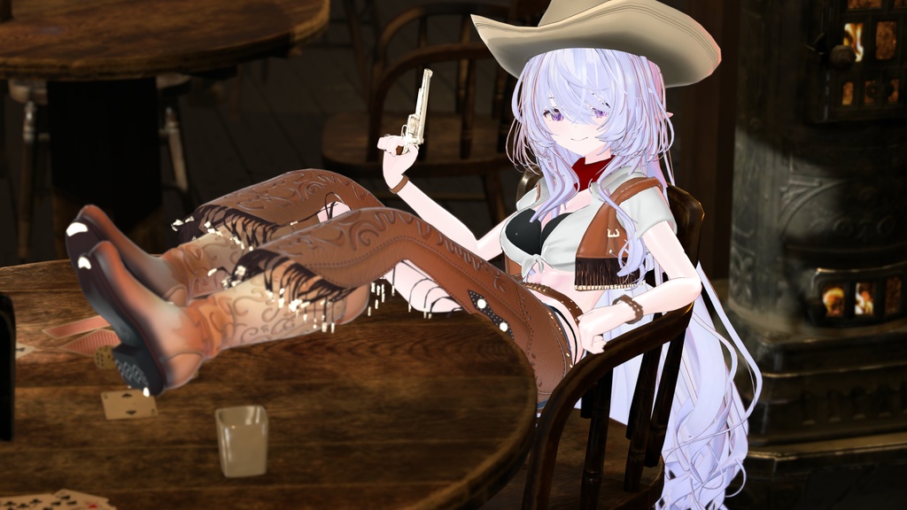 55アバター対応 -Wildwest-ワイルドウエスト(VRChat向け衣装)#mumu_shop