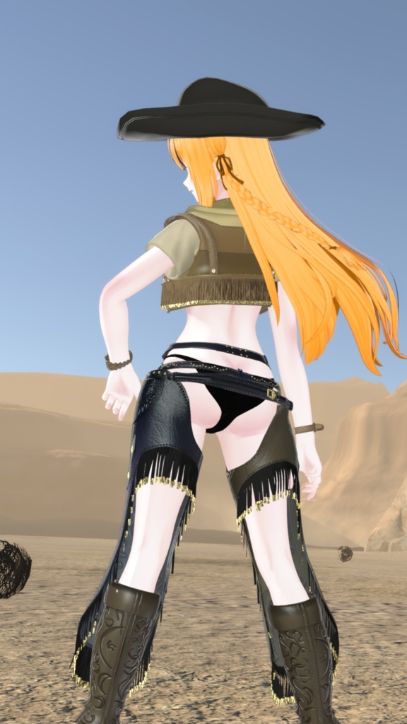 55アバター対応 -Wildwest-ワイルドウエスト(VRChat向け衣装)#mumu_shop