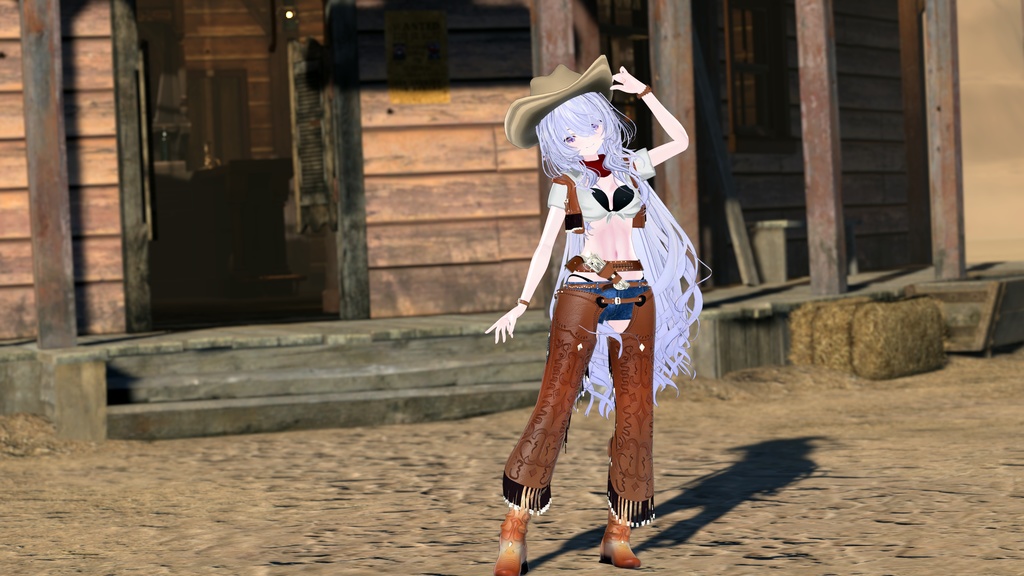 55アバター対応 -Wildwest-ワイルドウエスト(VRChat向け衣装)#mumu_shop