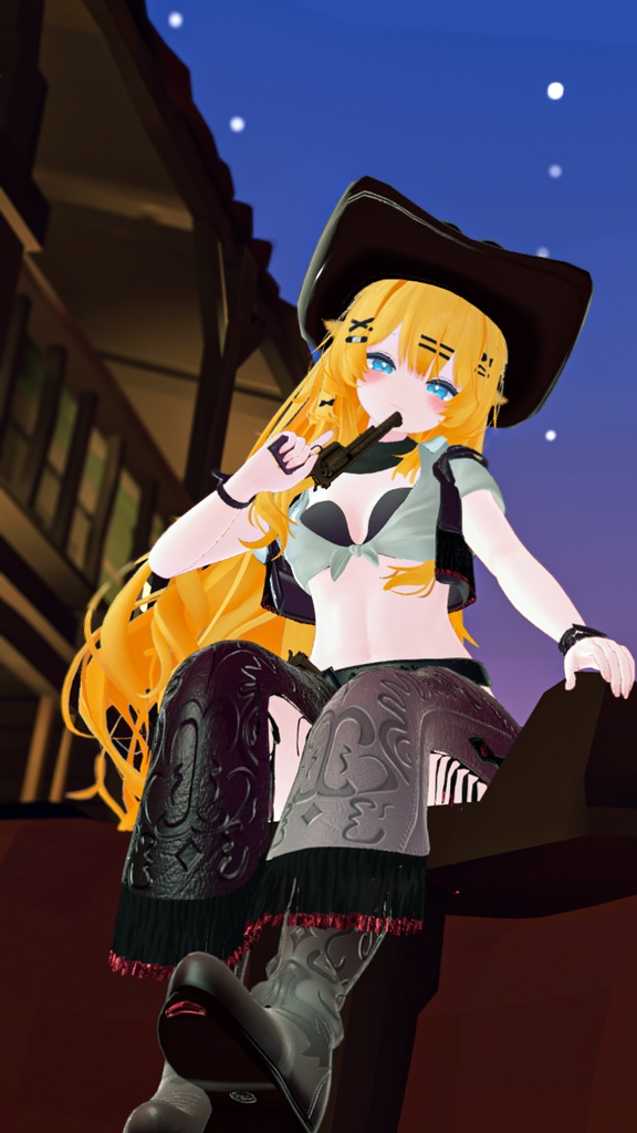 55アバター対応 -Wildwest-ワイルドウエスト(VRChat向け衣装)#mumu_shop