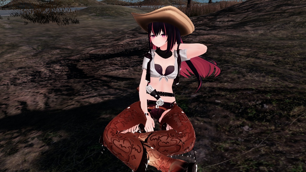 55アバター対応 -Wildwest-ワイルドウエスト(VRChat向け衣装)#mumu_shop